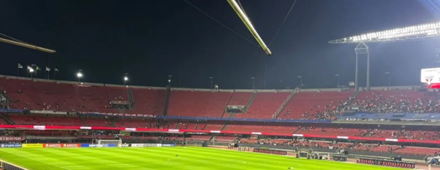 Filho atualiza quadro de torcedor do São Paulo ferido após queda de placa metálica