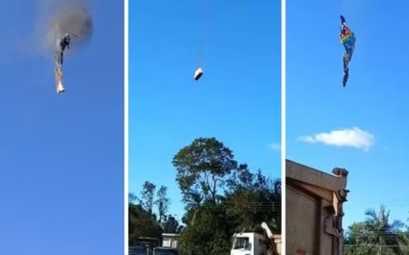 Queda de balão em Santa Catarina; acidente deixa 8 mortos e 13 sobreviventes