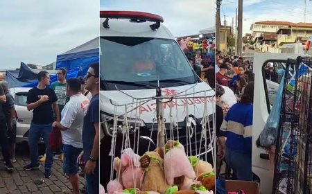 Carro invade festa de São João e atropela 13 pessoas, incluindo crianças no Sul de Minas