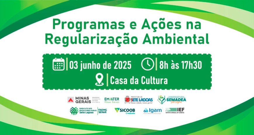 Sete Lagoas lança “Prevenção em Ação” para impulsionar sustentabilidade no campo