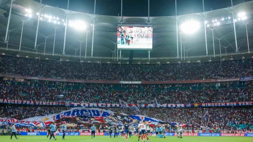 Bahia lidera média de público do Brasileirão entre times do Nordeste até pausa do Mundial