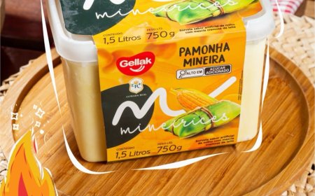 Sabor da Roça em Cada Colherada: Gellak,Sorvete de Pamonha Mineira com 100% Qualidade Mineira
