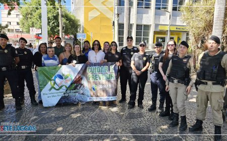 SUMAD encerra Semana de Conscientização sobre Drogas com blitz educativa no Centro de Sete Lagoas