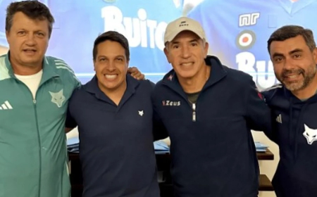 Dupla de Maradona na Europa faz visita à Toca e conhece instalações do Cruzeiro