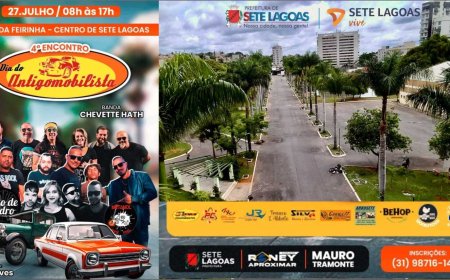 Prefeitura de Sete Lagoas apoia 4º Encontro do Dia do Antigomobilista neste domingo