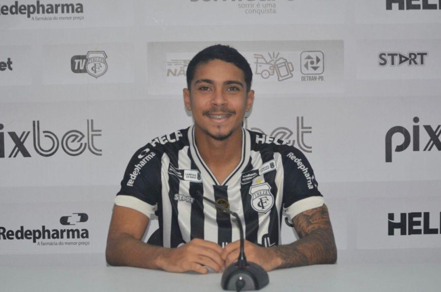 Treze anuncia contratação do Setelagoano Gustavo Aguiar para reta final da Série D