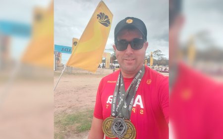 Paratleta setelagoano conquista ouro na maratona aquática em SP