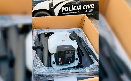 Polícia Civil apreende drone de R$ 180 mil comprado por fraude em Sete Lagoas
