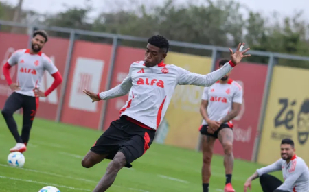 As opções de Roger no Inter para decisão contra Flamengo pela Libertadores