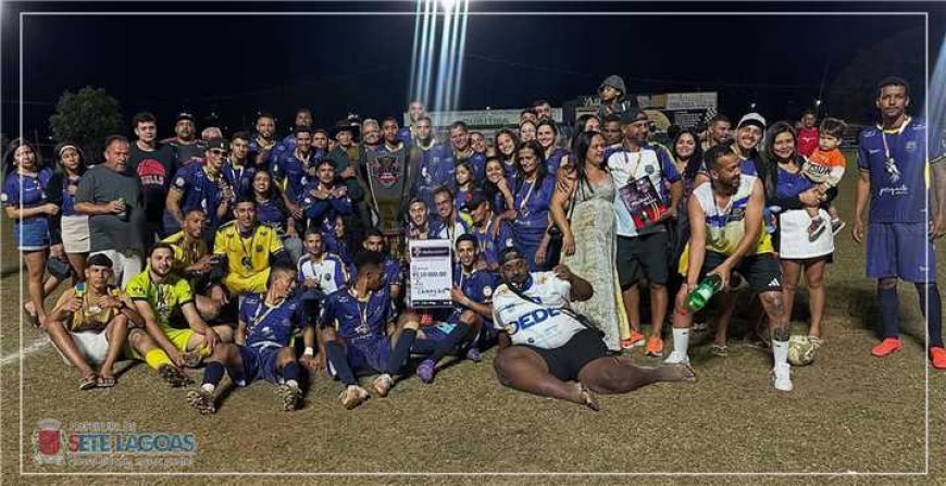 Dellis Palheiros conquista Copa Sidão / Paulinho Santo André com apoio da Prefeitura de Sete Lagoas