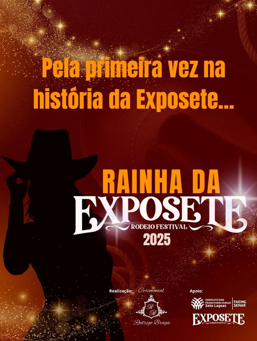 Pela primeira vez, Exposete elegerá sua Rainha em concurso inédito