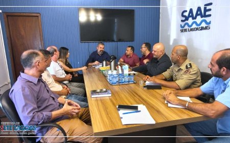 Integração para a melhor prestação de serviço é tema de encontro entre SAAE, Prefeitura e PM