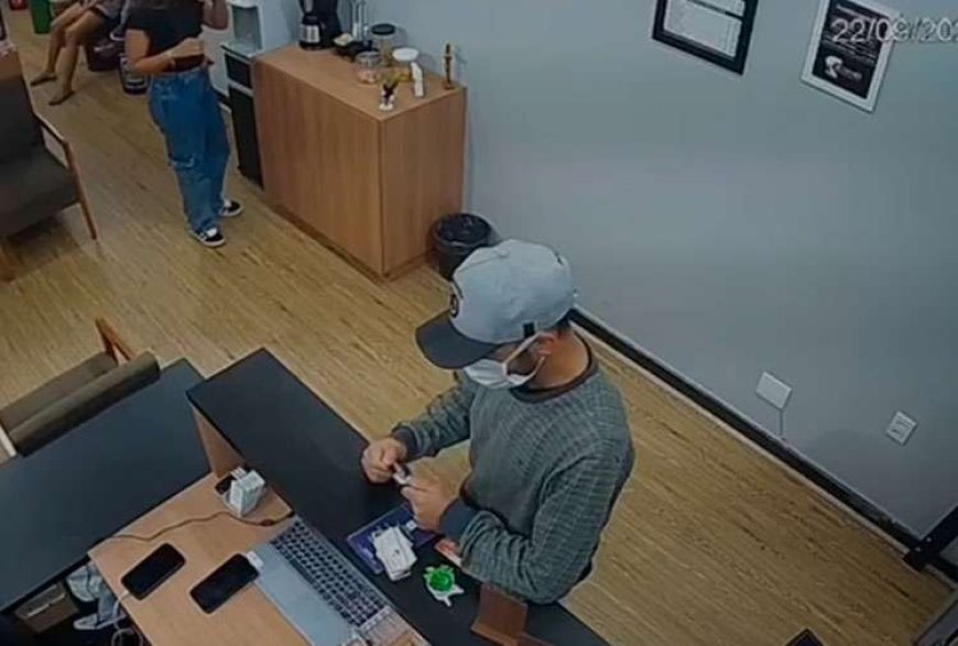 Barbearia é assaltada em Sete Lagoas e suspeito foge de bicicleta