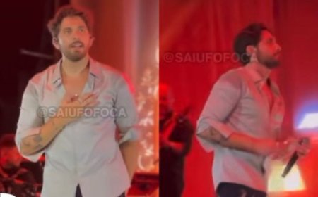 Gustavo Mioto deixa palco durante música gravada com Ana Castela e fãs reagem nas redes
