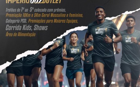 Primeira Corrida Noturna de Sete Lagoas é lançada pela Império 007 Outlet