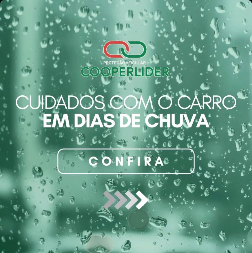 CooperLíder reforça dicas essenciais de segurança para dirigir em dias de chuva