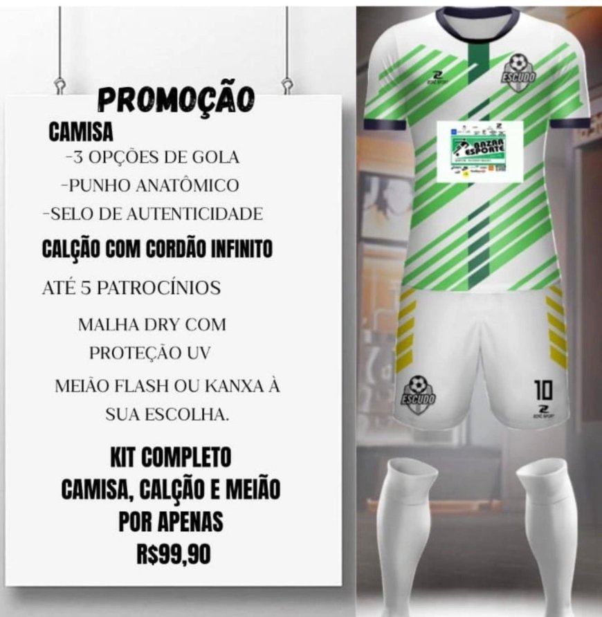 Bazar Esporte lança promoção imperdível em kits esportivos completos