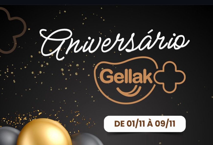 Gellak+ comemora aniversário com semana repleta de prêmios, diversão e muito gelato