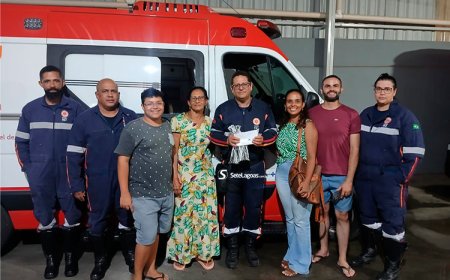 Reconhecimento: família entrega carta a equipe do SAMU que socorreu parente em Sete Lagoas