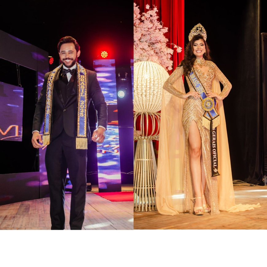 Sete Lagoas celebra destaque nacional: jovens da cidade são coroados Miss e Mister Continente Brasil 2025