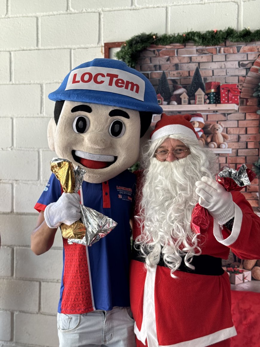Locqmafer+Loctem realizam Natal Solidário e levam alegria a mais de 230 crianças em Sete Lagoas