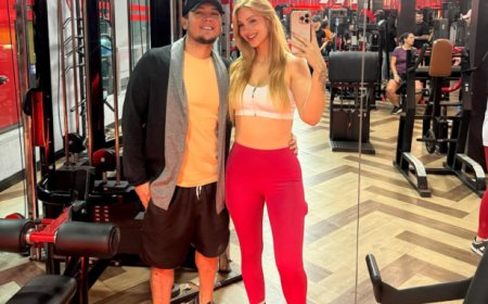 Pai de MC Melody assume novo namoro após confusão com ex.