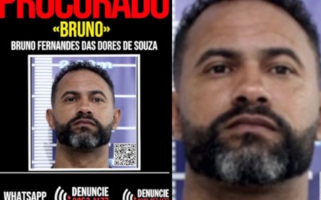 Polícia divulga cartaz de procurado do ex-goleiro Bruno