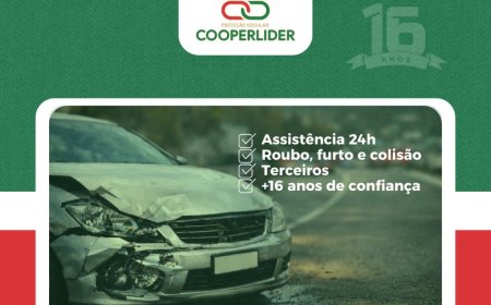Imprevistos não avisam: Cooperlider reforça importância da proteção veicular 24h