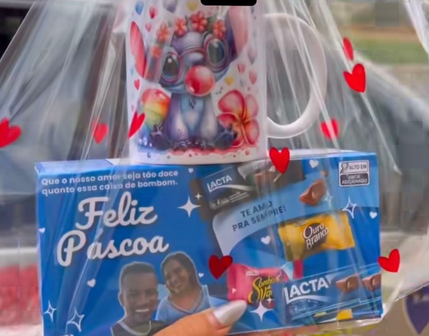 Rosa de Saron lança caixas de Páscoa personalizadas com caneca