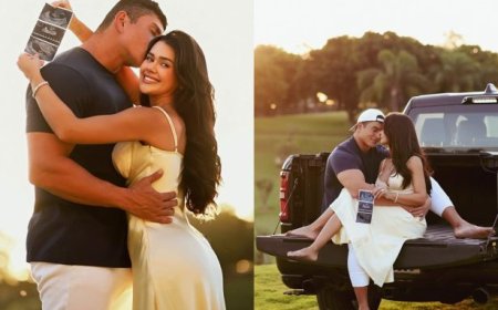 Franciny Ehlke anuncia primeira gravidez com marido