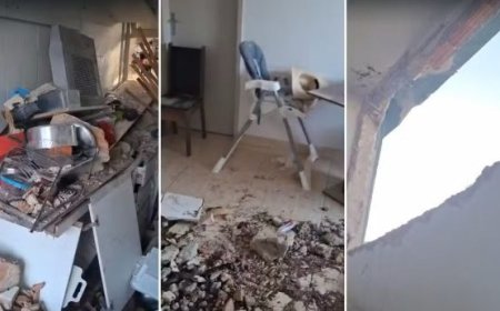 Moradora detalha destruição em apartamento atingido por avião em BH