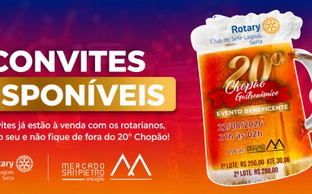 20º Chopão Gastronômico do Rotary Club Sete Lagoas Serra promete reunir sabor, solidariedade e tradição