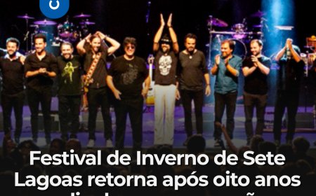 Festival de Inverno de Sete Lagoas retorna após oito anos e divulga programação gratuita para 2026