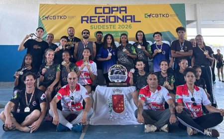 Academia de Sete Lagoas conquista 16 medalhas e é 3ª colocada na Copa Regional Sudeste de Taekwondo