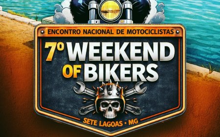 Sete Lagoas recebe 7ª edição do Weekend of Bikers em julho com entrada gratuita