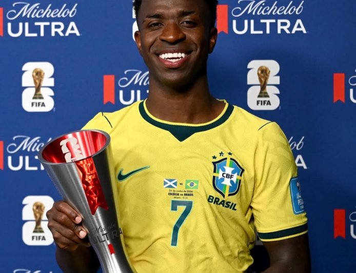 Com show de Vinícius Júnior, Brasil vence a Escócia e avança em 1º no Grupo C da Copa do Mundo