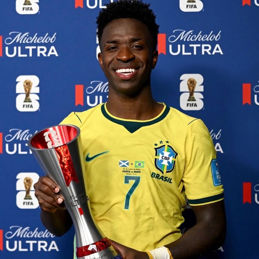 Com show de Vinícius Júnior, Brasil vence a Escócia e avança em 1º no Grupo C da Copa do Mundo