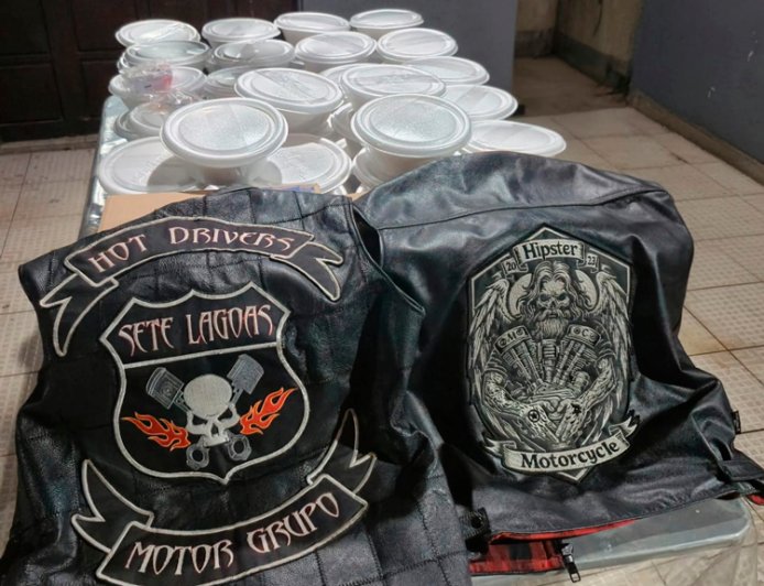 Motoclubes promovem ação solidária e distribuem alimentos e agasalhos em Sete Lagoas