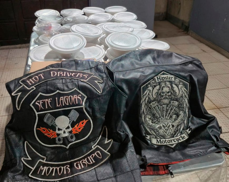 Motoclubes promovem ação solidária e distribuem alimentos e agasalhos em Sete Lagoas